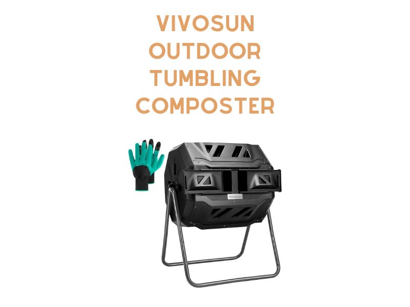VIVOSUN Outdoor Tumbling Composter